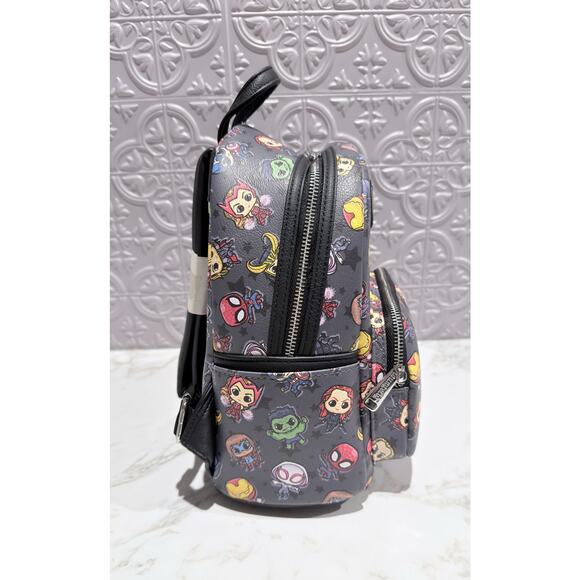 Disney x Loungefly Marvel Chibi Heroes Villains Mini Backpack NWT main image 5